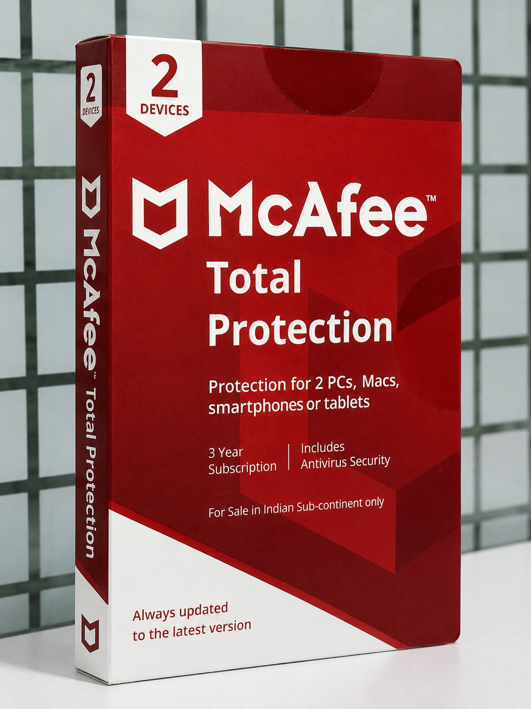 New 2pc 3yr Mcafee Total Protection
