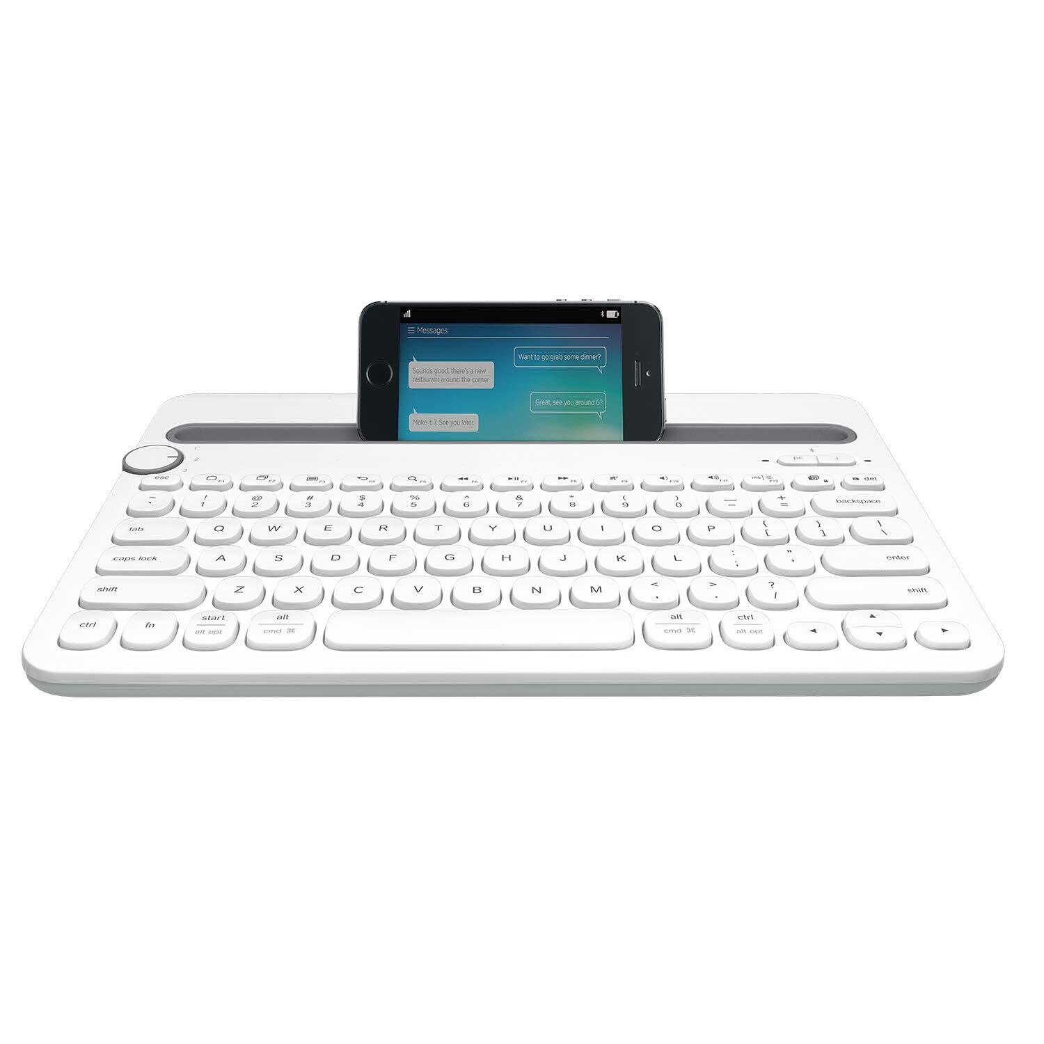 Logitech K480 Wireless Multi-Device Keyboard, White
