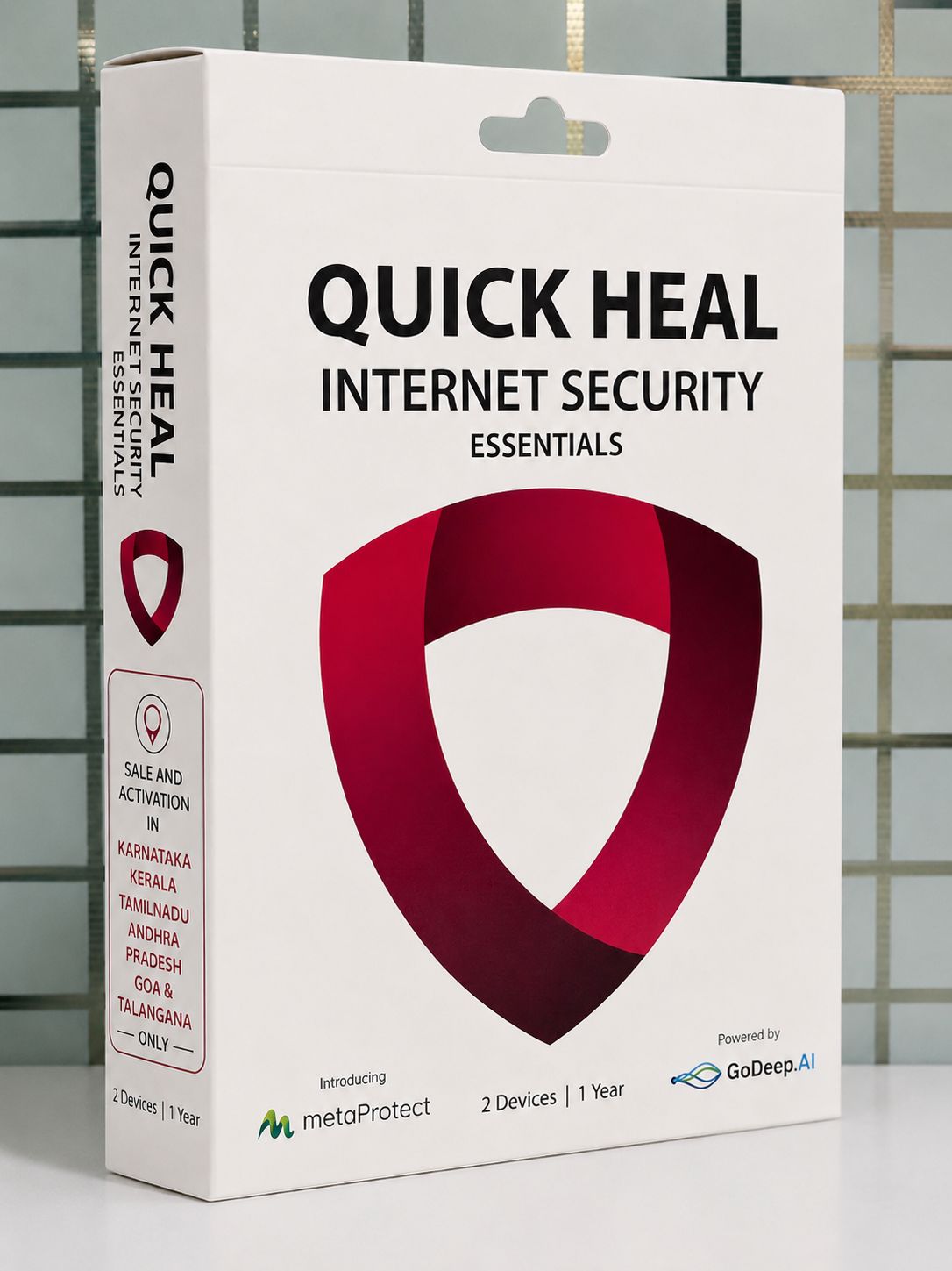 South india 2pc 1year Quick Heal Internet Essentials