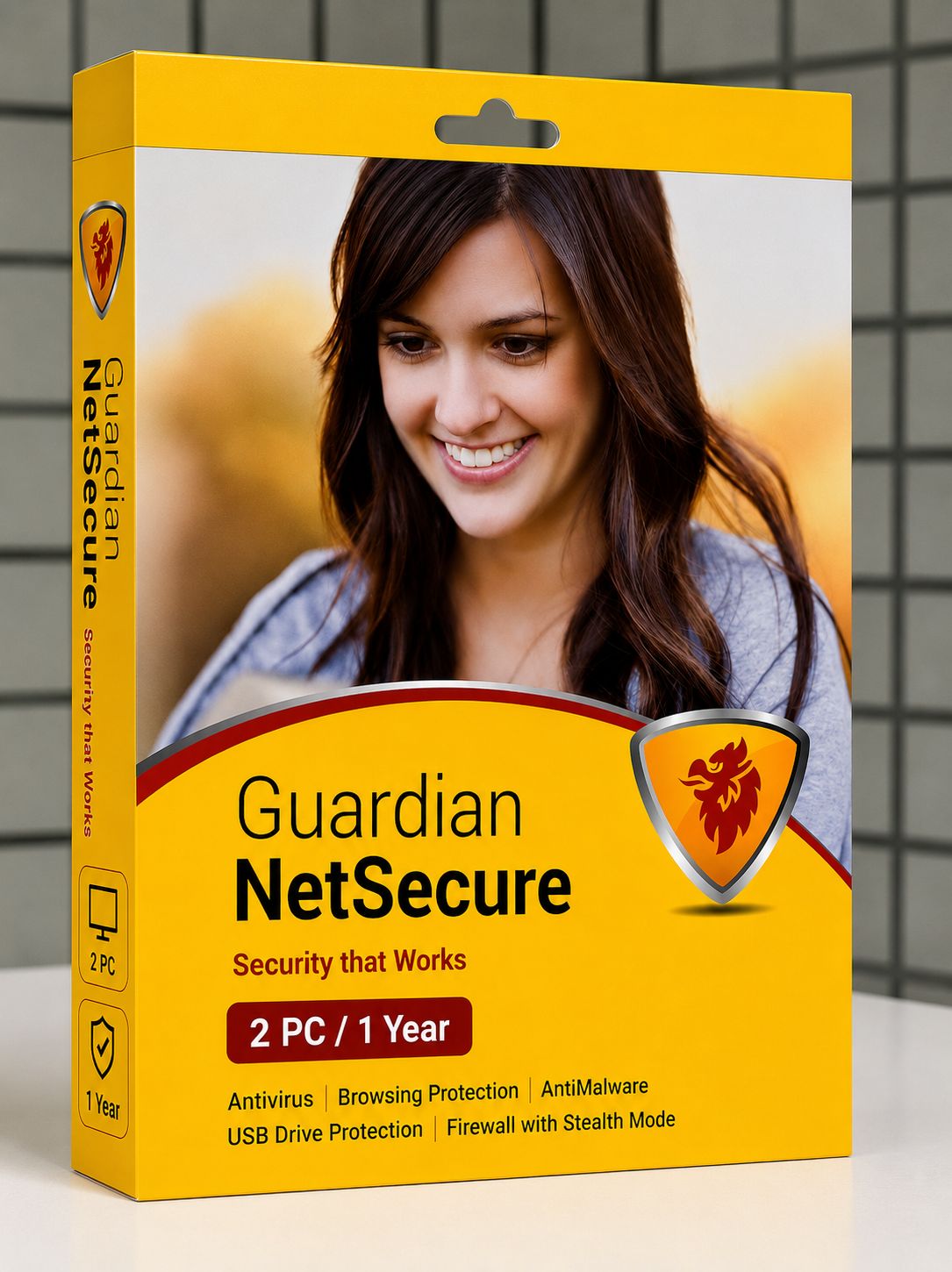 2 User, 1 Year, Guardian NetSecure Antivirus