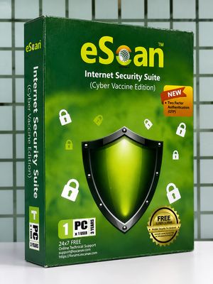 New v22x, 1 User, 3 Year, eScan Internet Security