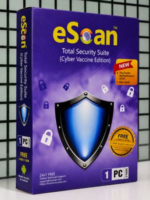New, 1 User, 3 Year, eScan Total Security (v22x)