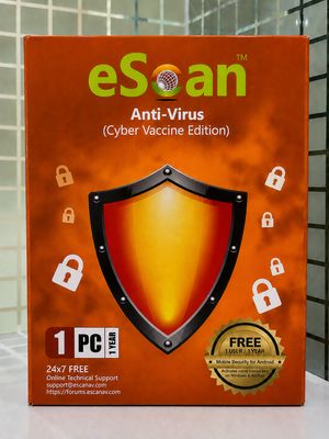 New v22x, 1 User, 1 Year, eScan Anti-Virus Security