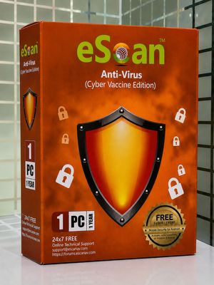 New v22x, 1 User, 1 Year, eScan Anti-Virus Security