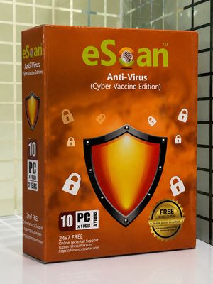 New v22x, 10 User, 3 Year, eScan Anti-Virus Security