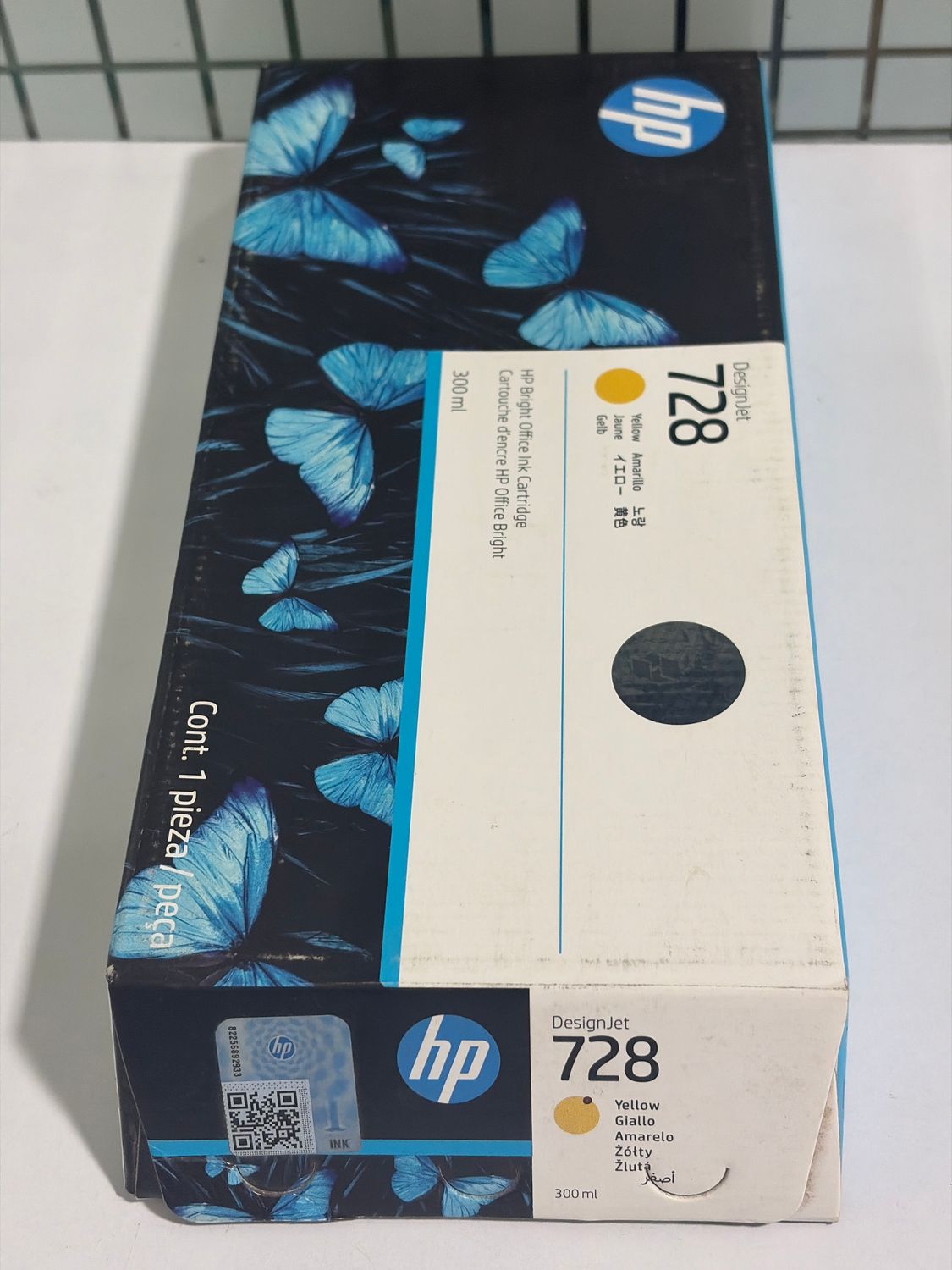 HP DesignJet 728  Yellow Ink, 300ml (T730, T830)