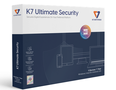 New, 5 User, 1 Year, K7 Ultimate Security