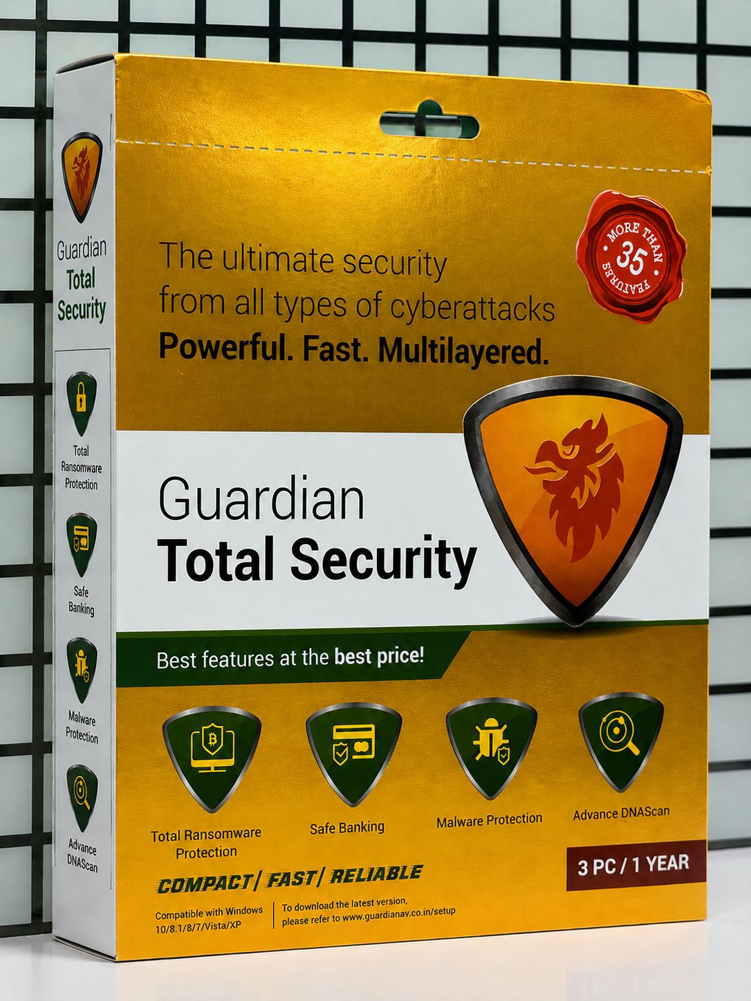 New 3pc 1yr Guardian Total Security