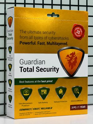 3 User, 1 Year, Guardian Total Security