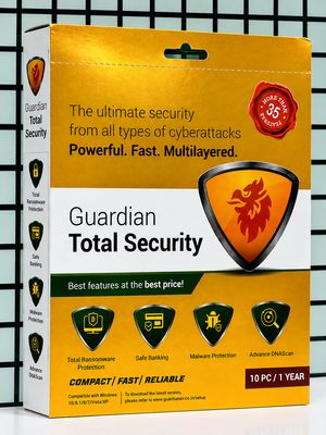 10 User, 1 Year, Guardian Total Security