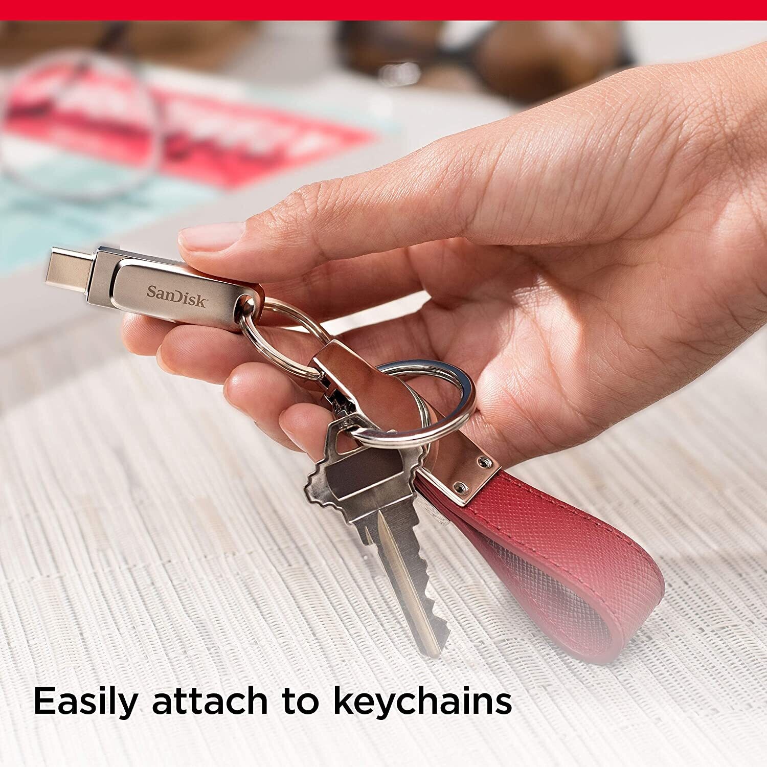 SanDisk 64GB USB and Type-C Pen Drive (Metal DDC4)