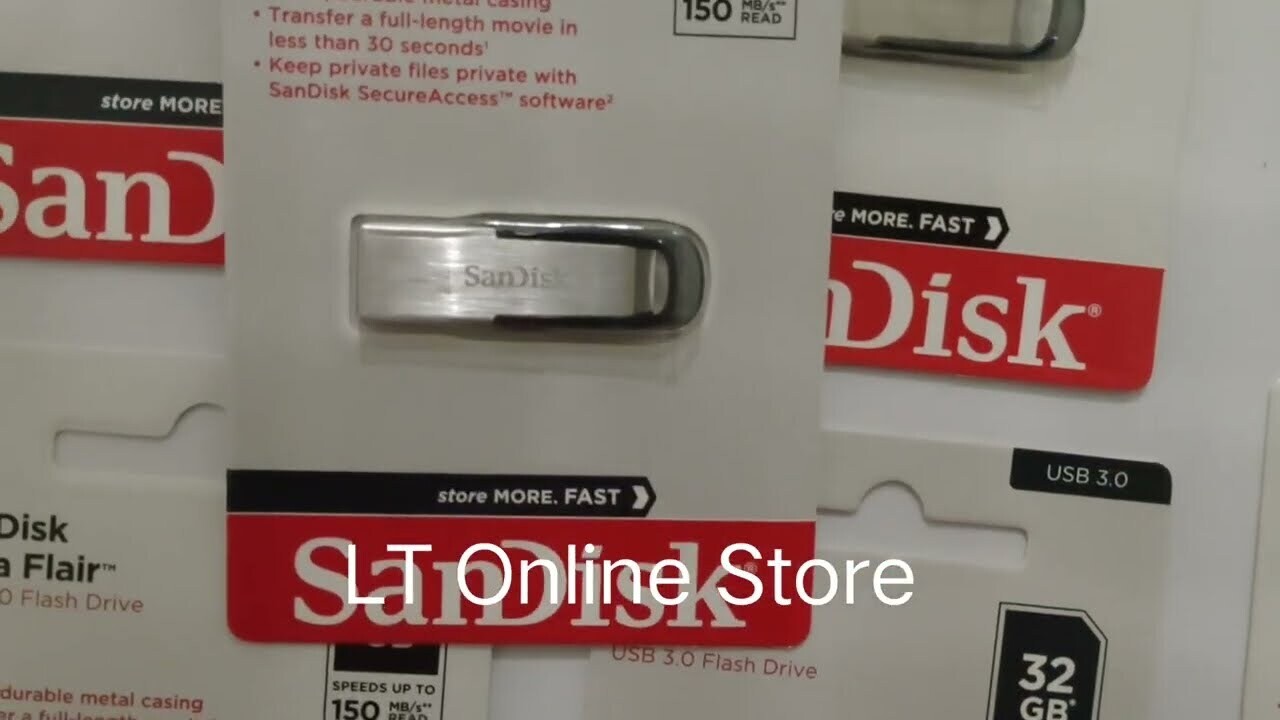 SanDisk 32GB Ultra Flair 3.0 USB Flash Drive
