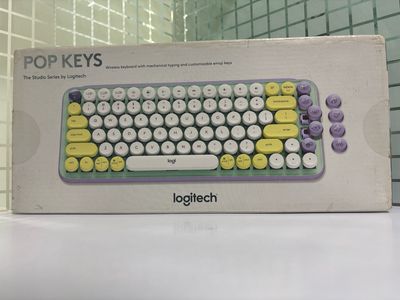 Logitech POP Keys Mechanical Wireless Keyboard, Daydream