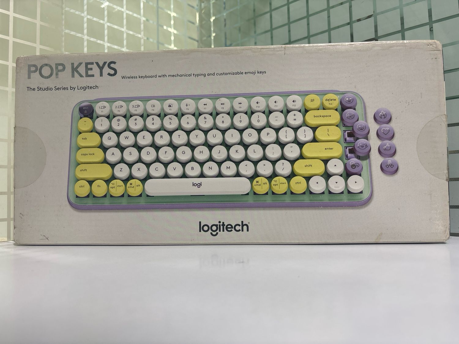 Logitech POP Keys Mechanical Wireless Keyboard, Daydream
