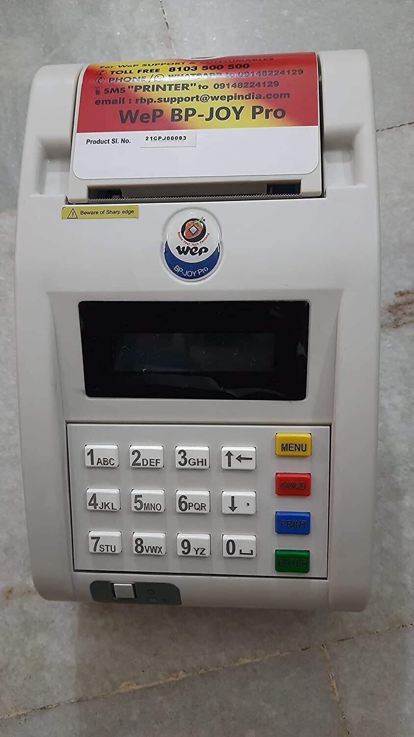 Wep BP Joy Pro Thermal Retail Printer Wep BP Joy Pro Thermal Retail Printer
