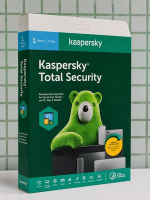 New, 1 User, 1 Year, Kaspersky Total Security