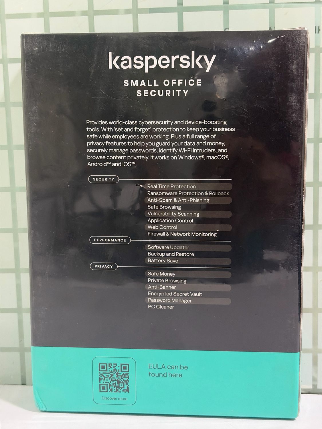 5 PC, 1 Server, 5 Mobile, 1 Year, Kaspersky Small Office Security
