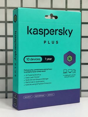 New 10pc 1yr Kaspersky Plus (Single key)