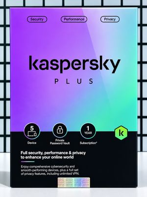 New, 5 User, 1 Year, Kaspersky Plus (internet security) New, 5 User, 1 Year, Kaspersky Plus (internet security)