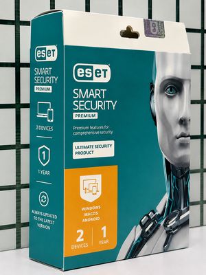 New, 2 User, 1 Year, Eset Smart (total security) Premium