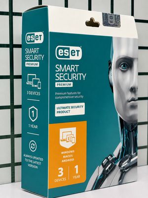 New, 3 User, 1 Year, Eset Smart (total security) Premium New, 3 User, 1 Year, Eset Smart (total security) Premium