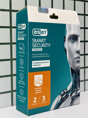 New, 2 User, 3 Year, Eset Smart (total security) Premium