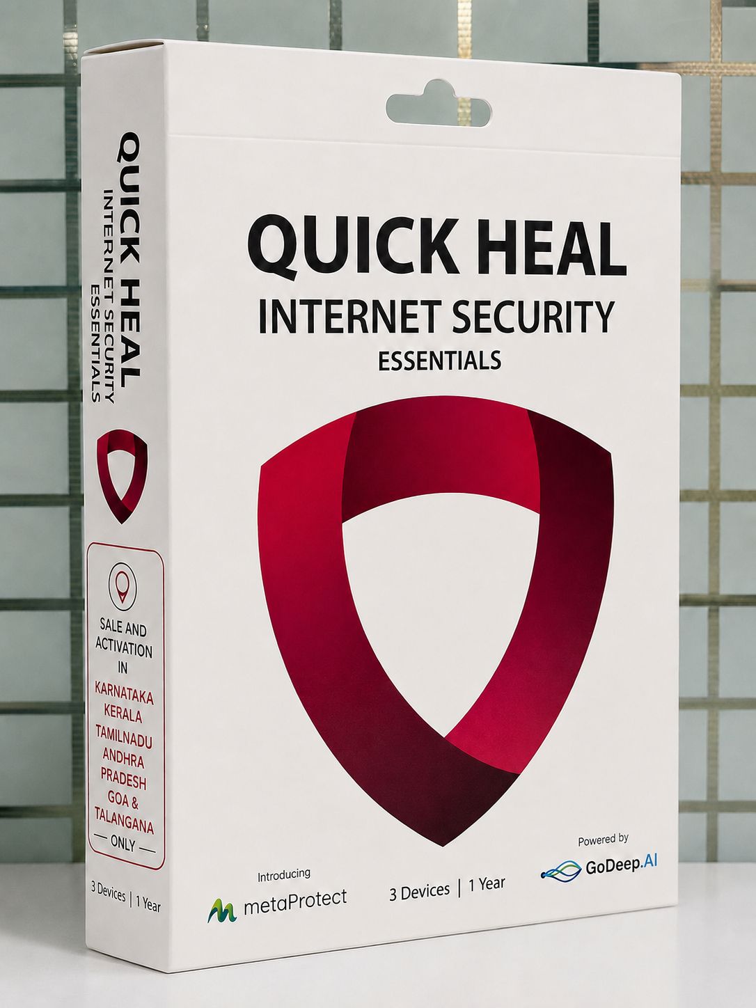 South india 3pc 1year Quick Heal Internet Essentials