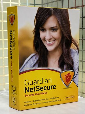 10 User, 1 Year, Guardian NetSecure Antivirus 10 User, 1 Year, Guardian NetSecure Antivirus