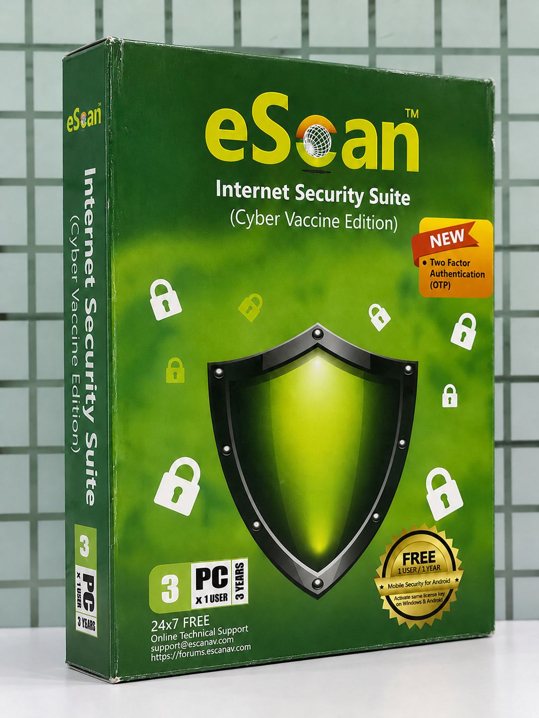 New 3pc 3yr eScan Internet Security (v22)