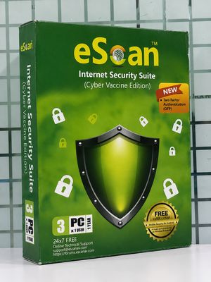 New v22x, 3 User, 1 Year, eScan Internet Security