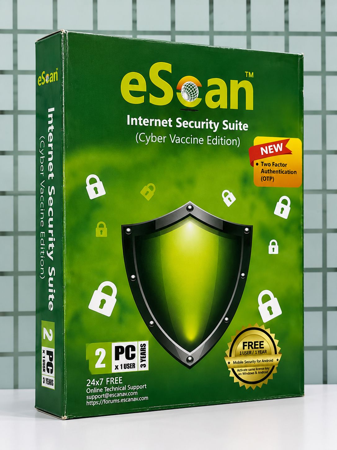 New 2pc 3yr eScan Internet Security (v22)