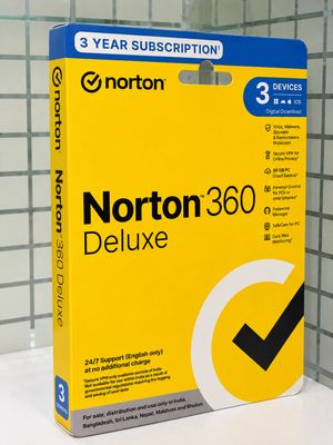 3 User, 3 Year, Norton 360 Deluxe Total Security