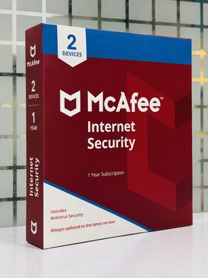 2 User, 1 Year, Mcafee Internet Security