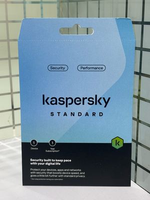New, 1 User, 1 Year, Kaspersky Standard (Antivirus) New, 1 User, 1 Year, Kaspersky Standard (Antivirus)