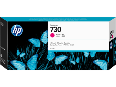 HP 730B 300-ml Magenta Ink Cartridge (P2V69A)
