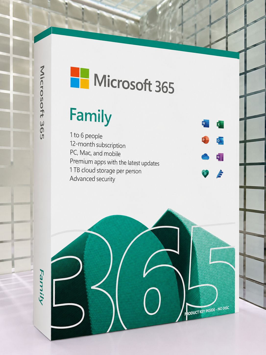 New 6pc 1yr Microsoft 365 Family Pack