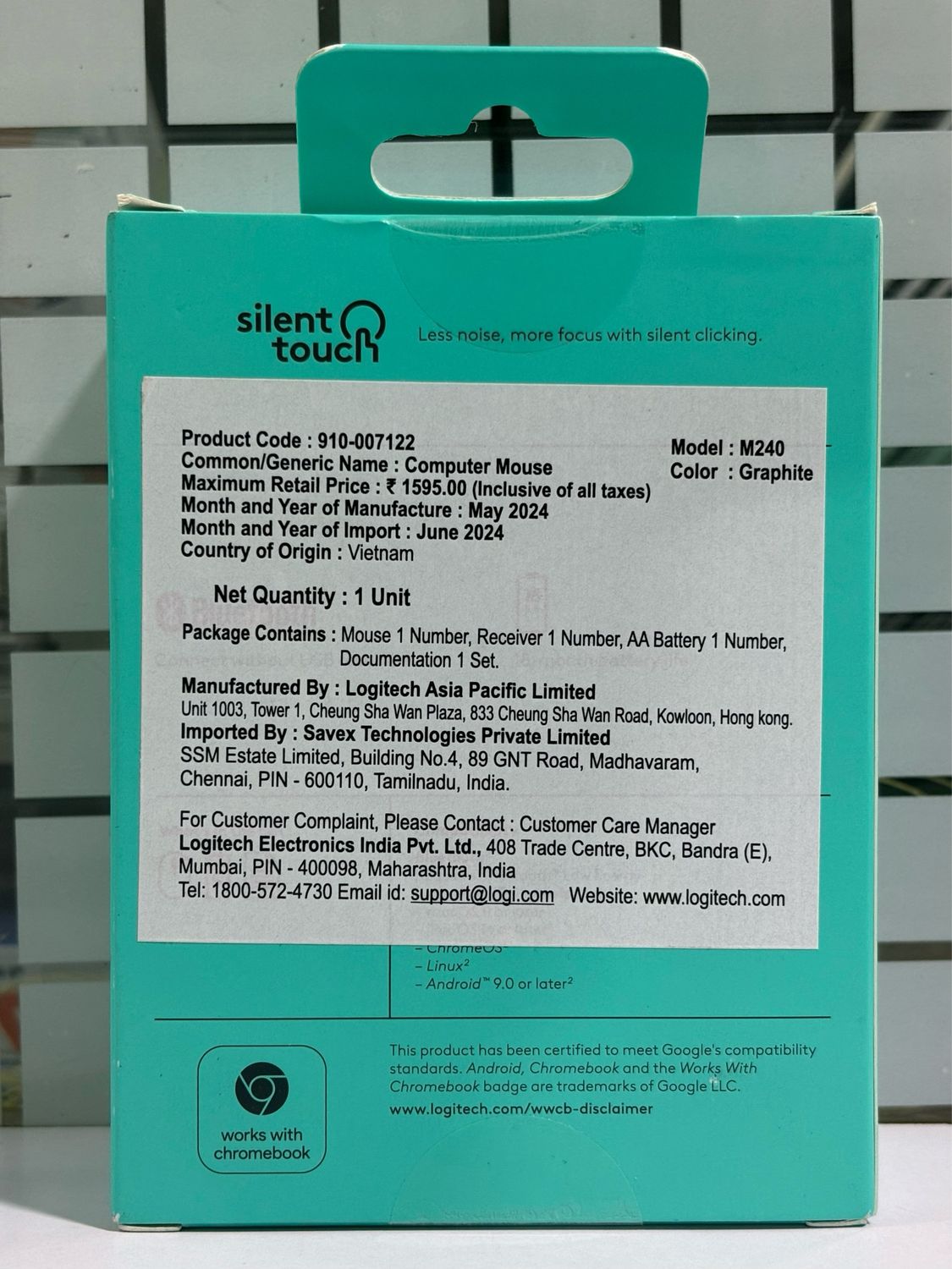 Logitech M240 Silent Bluetooth Mouse