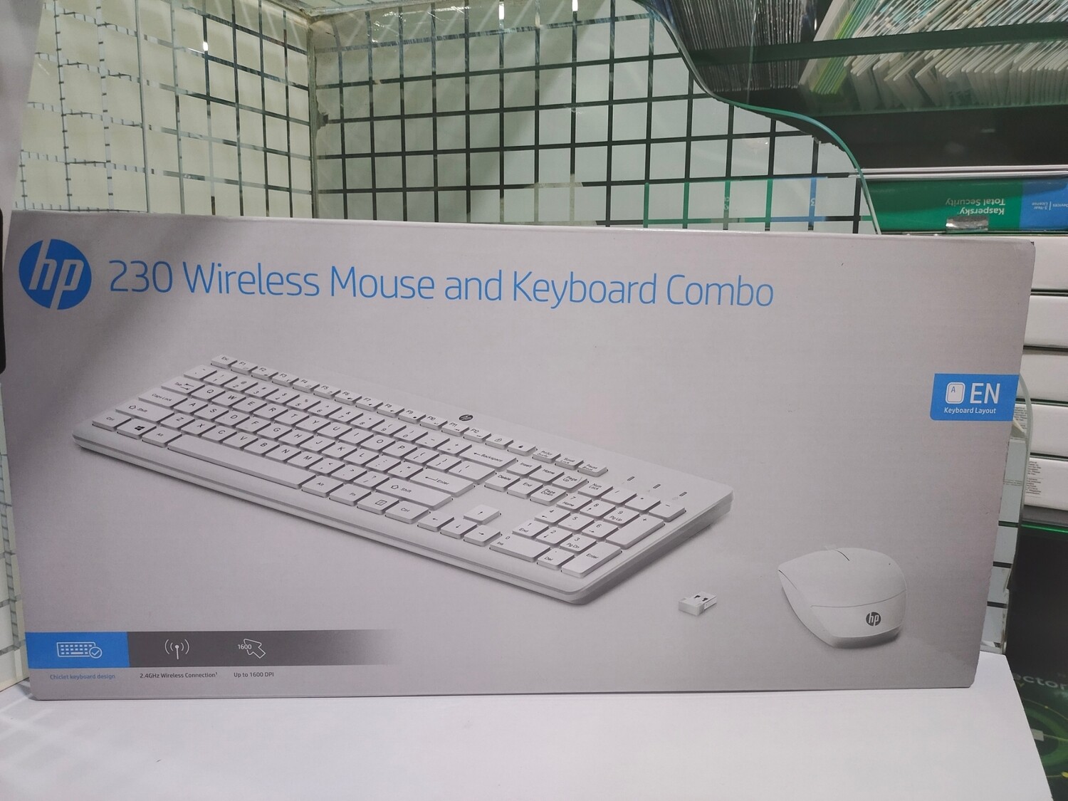 HP 230 Wireless Keyboard Mouse, White