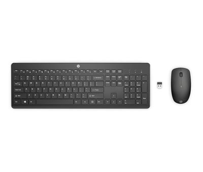 HP 230 Wireless Keyboard Mouse, Black