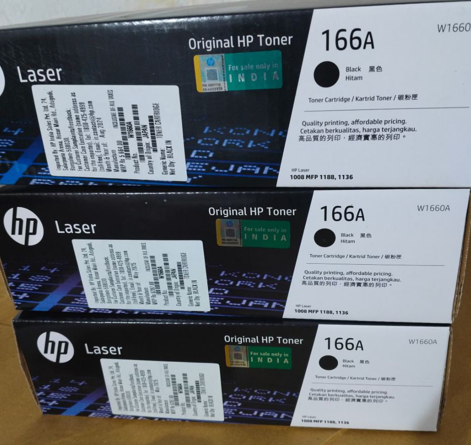 HP 166A Black Laser Toner Cartridge