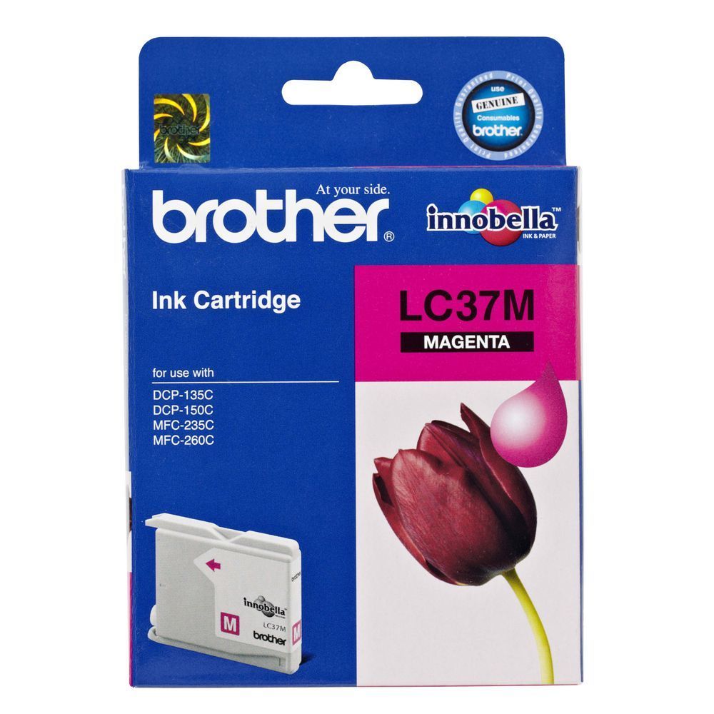 Brother LC37 Magenta Ink (135C, 150C, 235C, 260C)