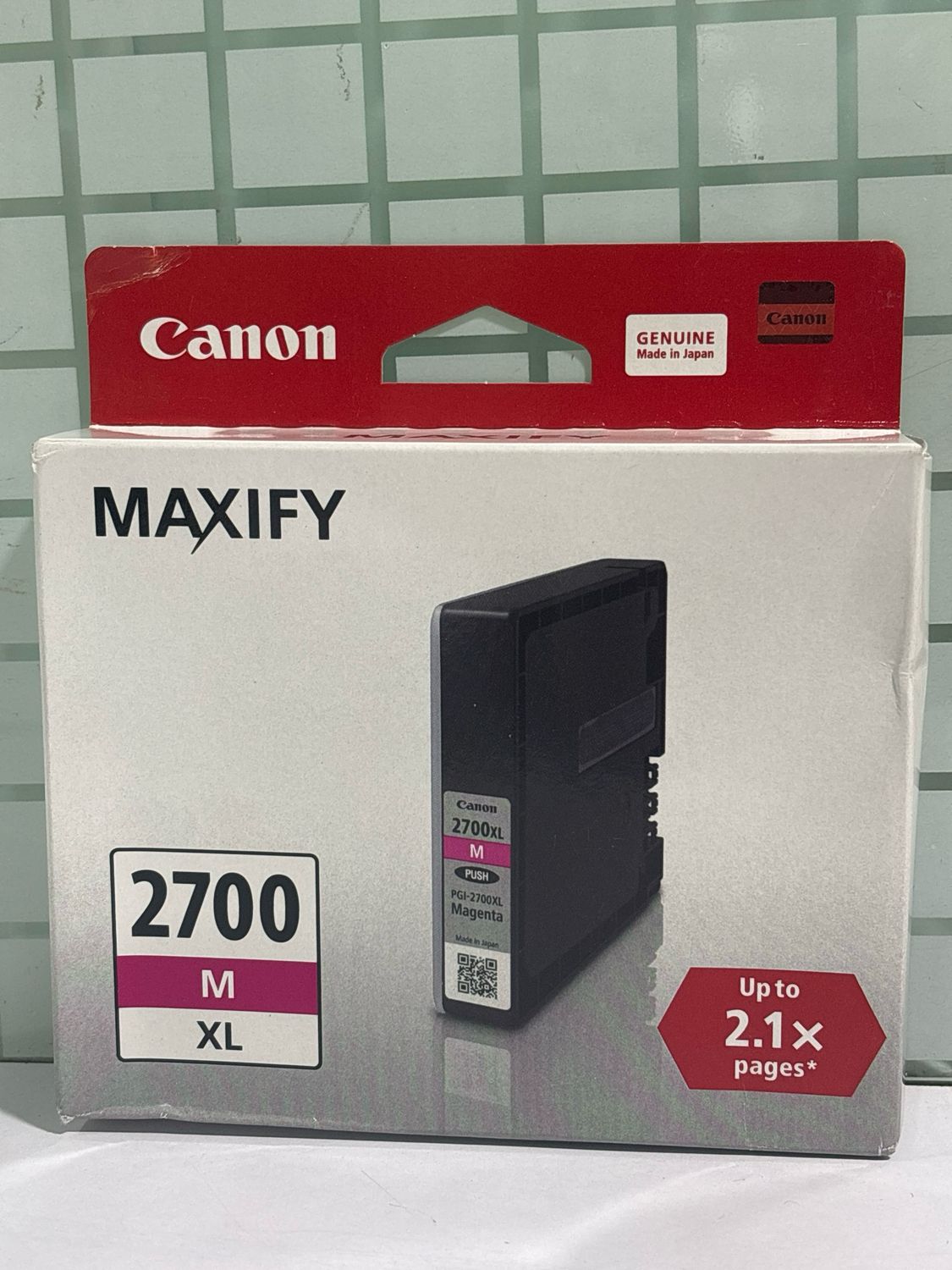 Canon Maxify 2700XL Magenta Ink Cartridge, 19.3ml