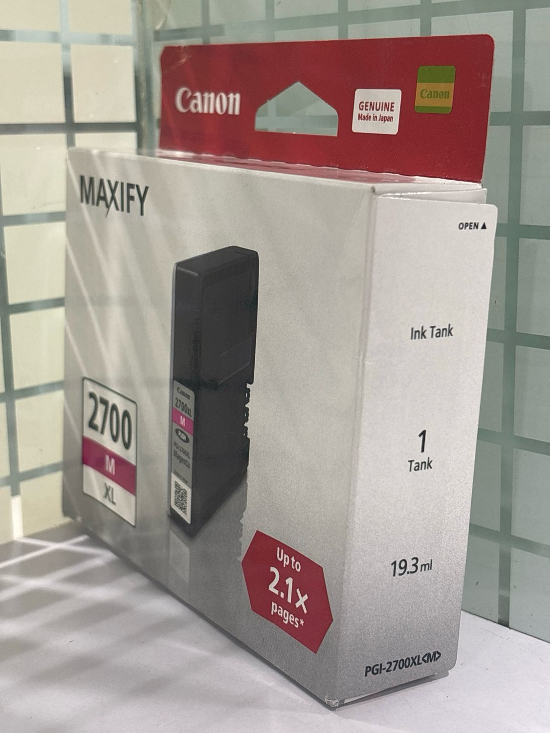 Canon Maxify 2700XL Magenta Ink Cartridge, 19.3ml