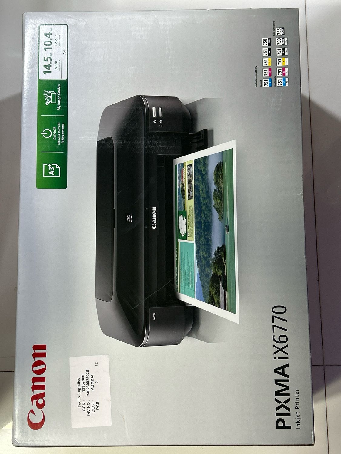 Canon iX6770 A3 Color Single Function ink Printer