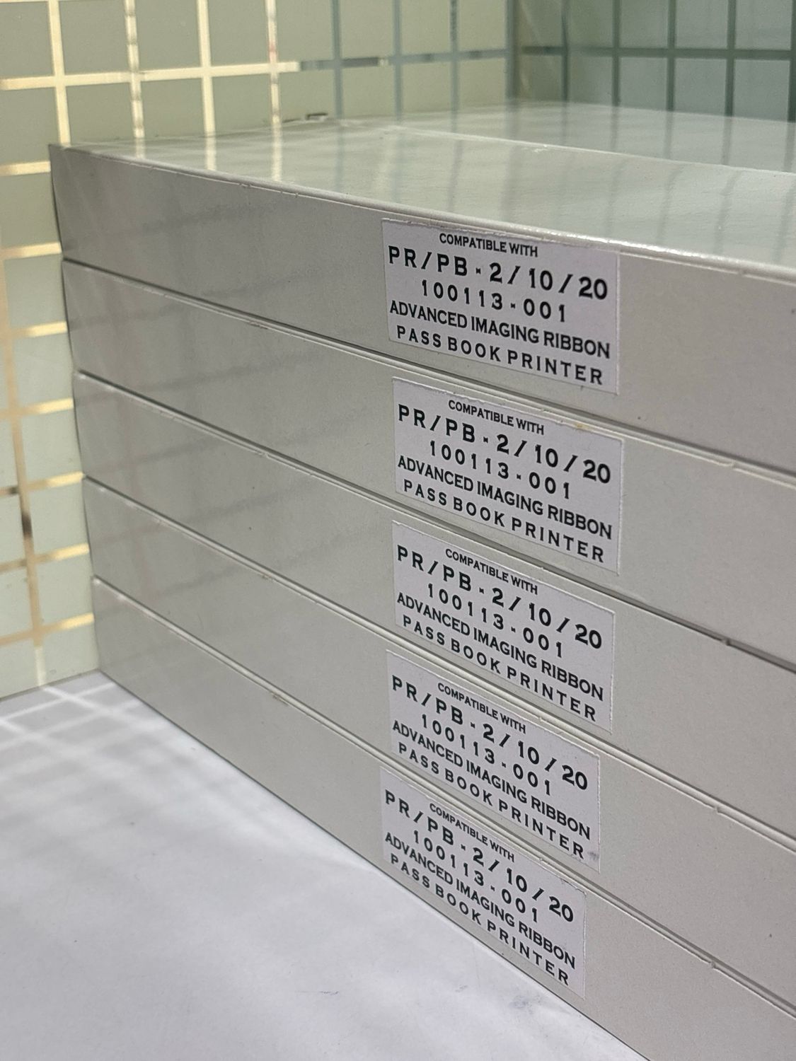 Compatible PR2/PB2 Passbook Printer Ribbon (pack of 10)