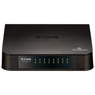 Dlink DES-1016A 16-Port Network Switch