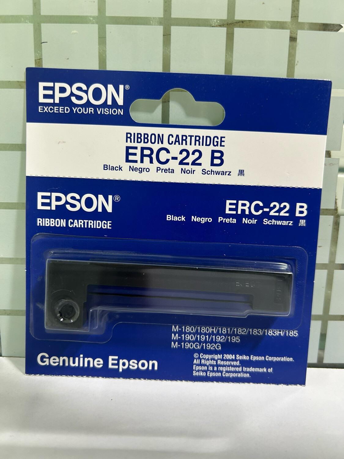 Epson ERC 22B Ribbon Cartridge Epson ERC 22B Ribbon Cartridge