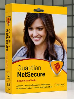 New, 1 User, 1 Year, Guardian NetSecure Antivirus