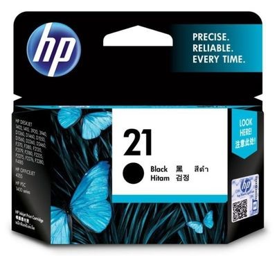 HP 21 Black Ink Cartridge HP 21 Black Ink Cartridge