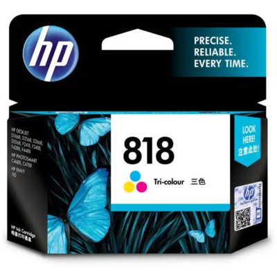 HP 818 Tri-Color Ink Cartridge HP 818 Tri-Color Ink Cartridge